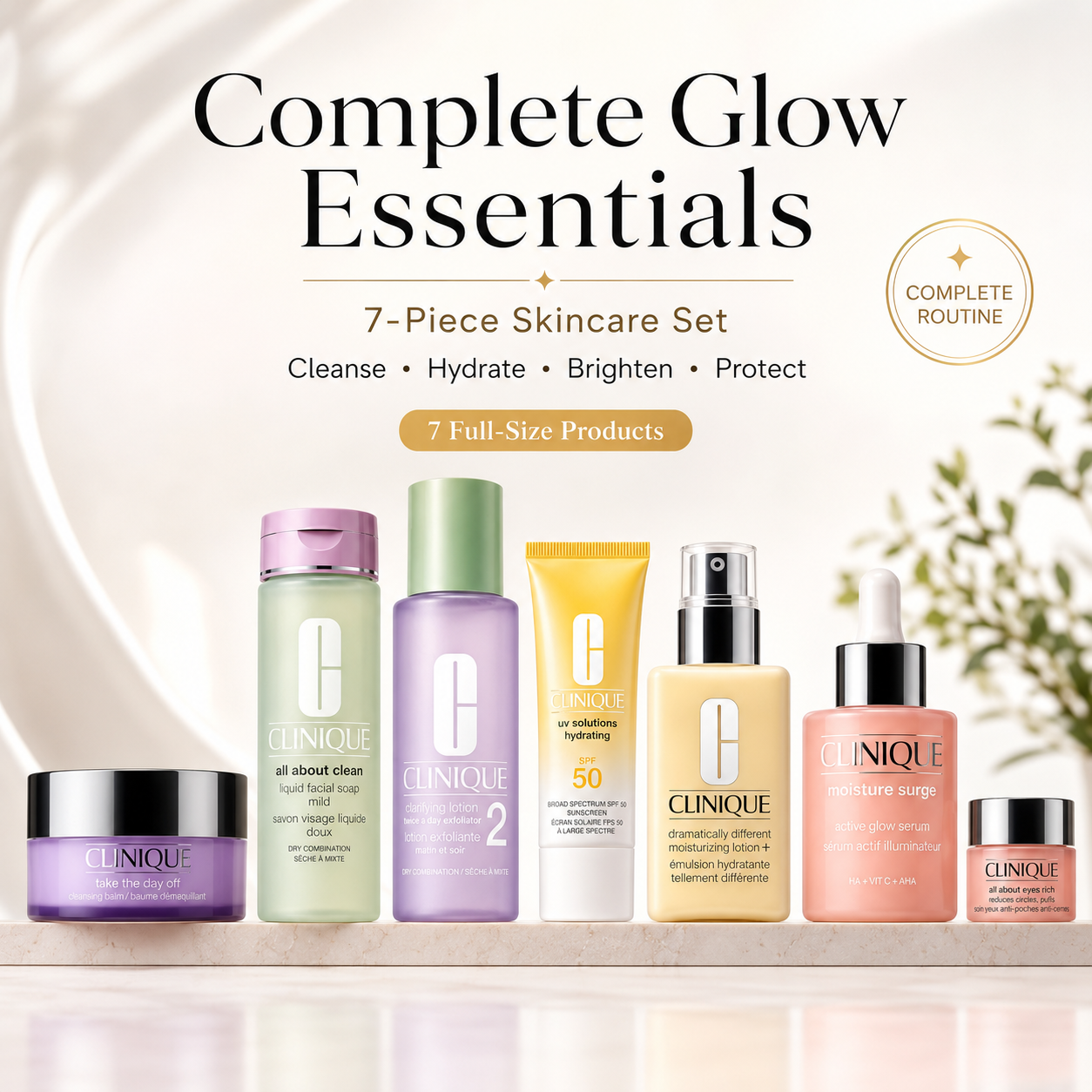 Complete Glow Collection – 7-Piece Skincare Set
