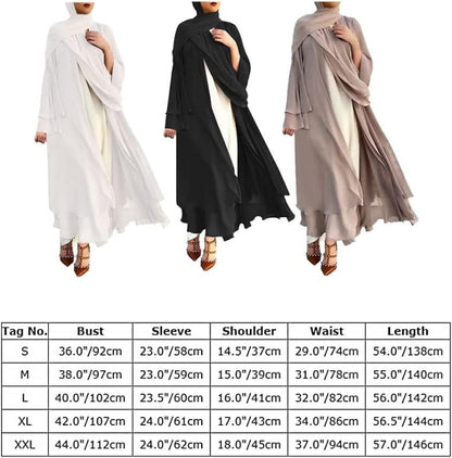 Black Open Abaya With Hijab (clearance online only)