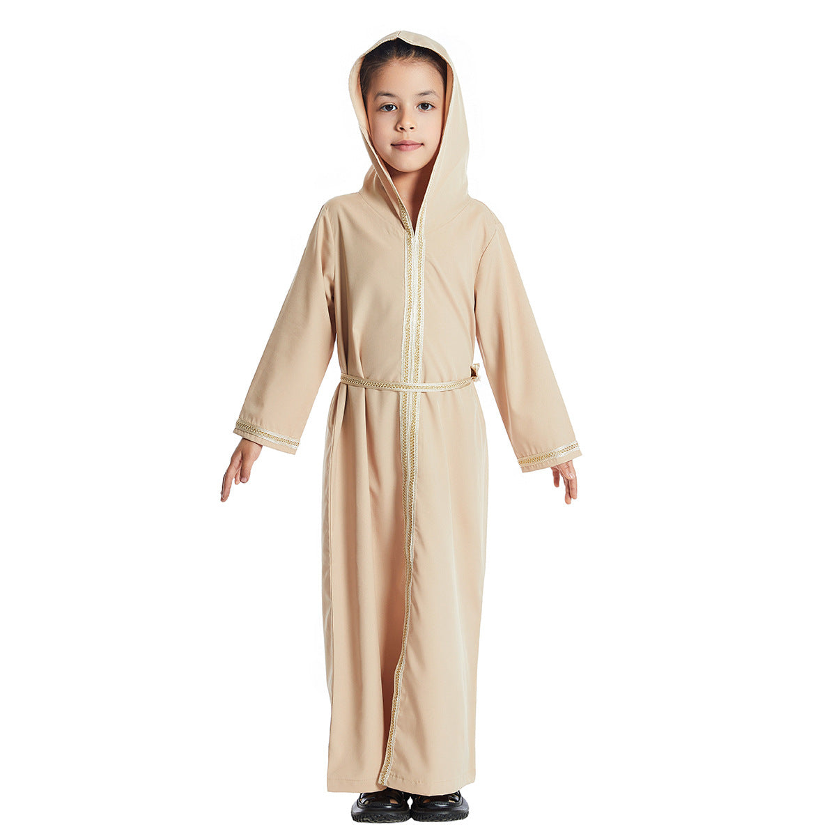 Girls Abaya With Hoodie