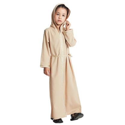 Girls Abaya With Hoodie