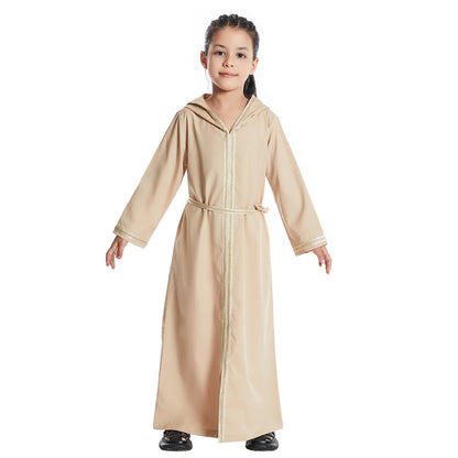 Girls Abaya With Hoodie