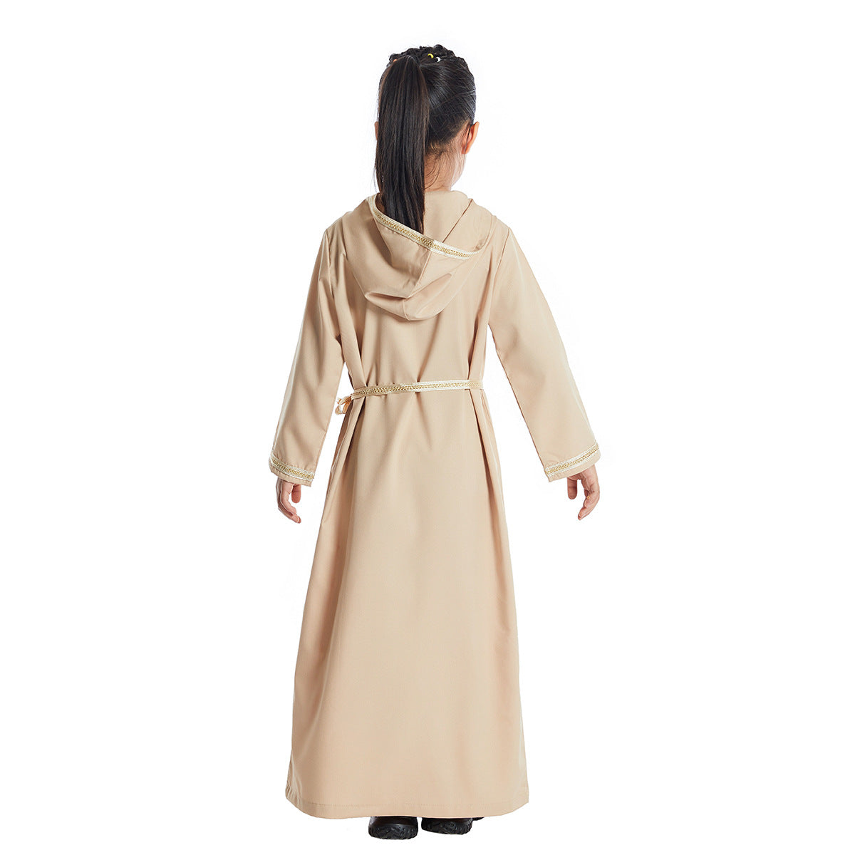 Girls Abaya With Hoodie