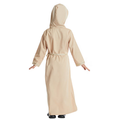 Girls Abaya With Hoodie