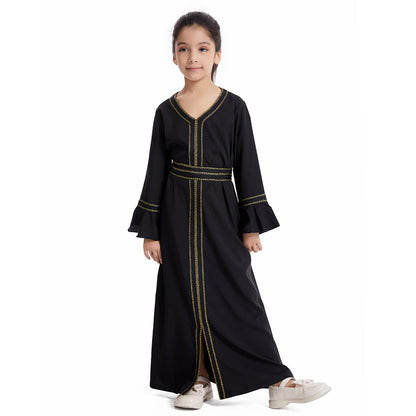 Girls Black Abaya