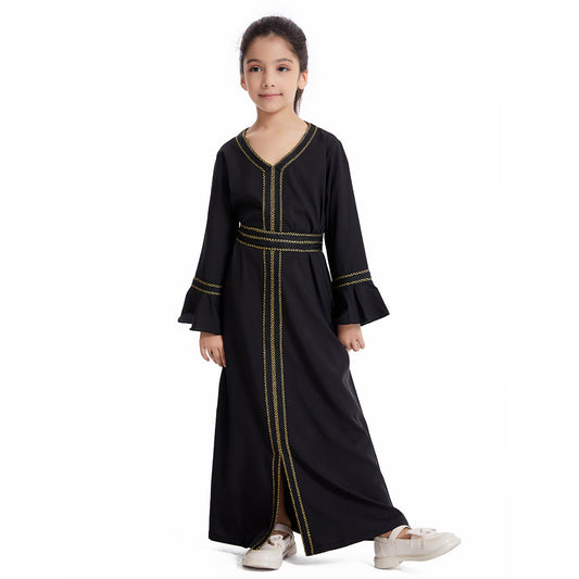 Girls Black Abaya