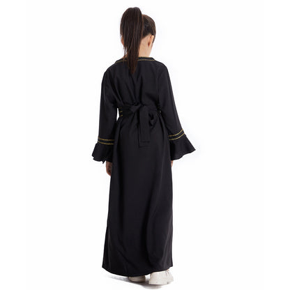 Girls Black Abaya