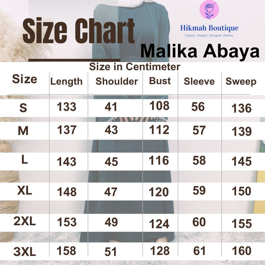 Malika Abaya in Sandstone | 4-Piece Abaya Set (clearance item online only)