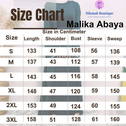 Malika Abaya in Sandstone | 4-Piece Abaya Set (clearance item online only)