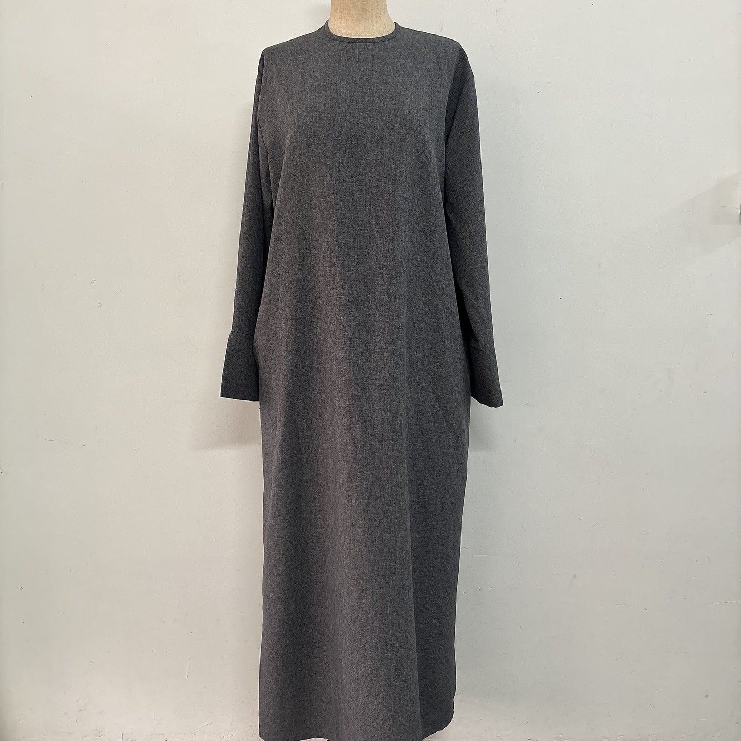 Modest Plain Abaya in Slate Grey - clearance online only