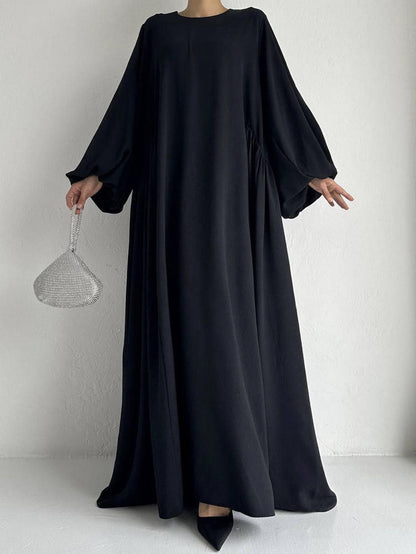Modest Summer Abaya in Black (clearance online only)