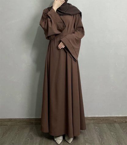 Plain Abaya in Dusty Coffee - clearance online only