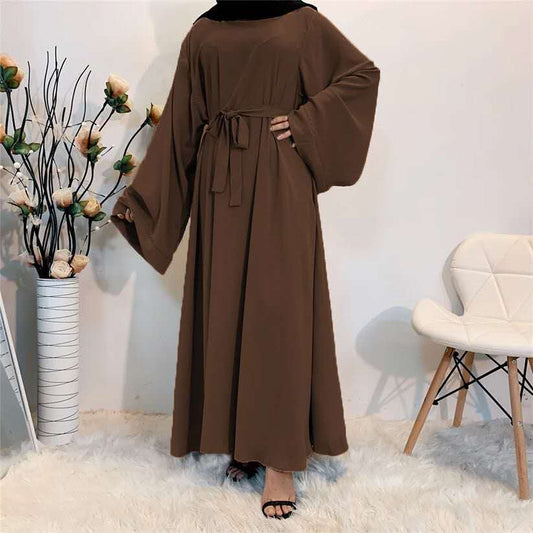 Plain Abaya in Dusty Coffee - clearance online only