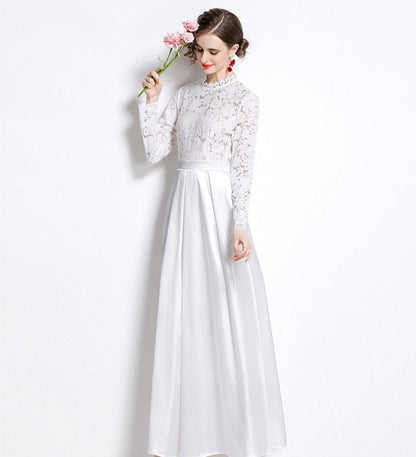 White Abaya Dress Floor Length -- clearance item
