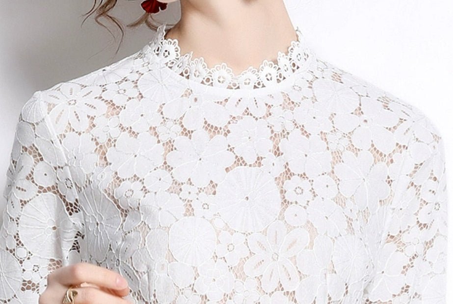 White Abaya Dress Floor Length -- clearance item