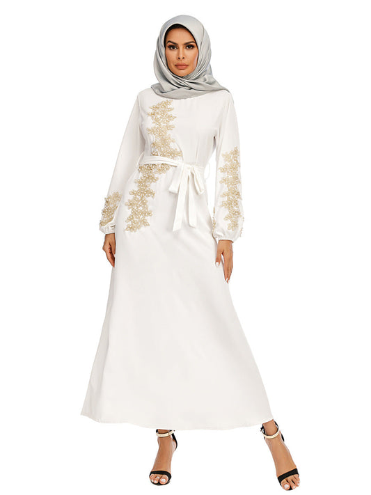 White Pearl Abaya - clearance online only