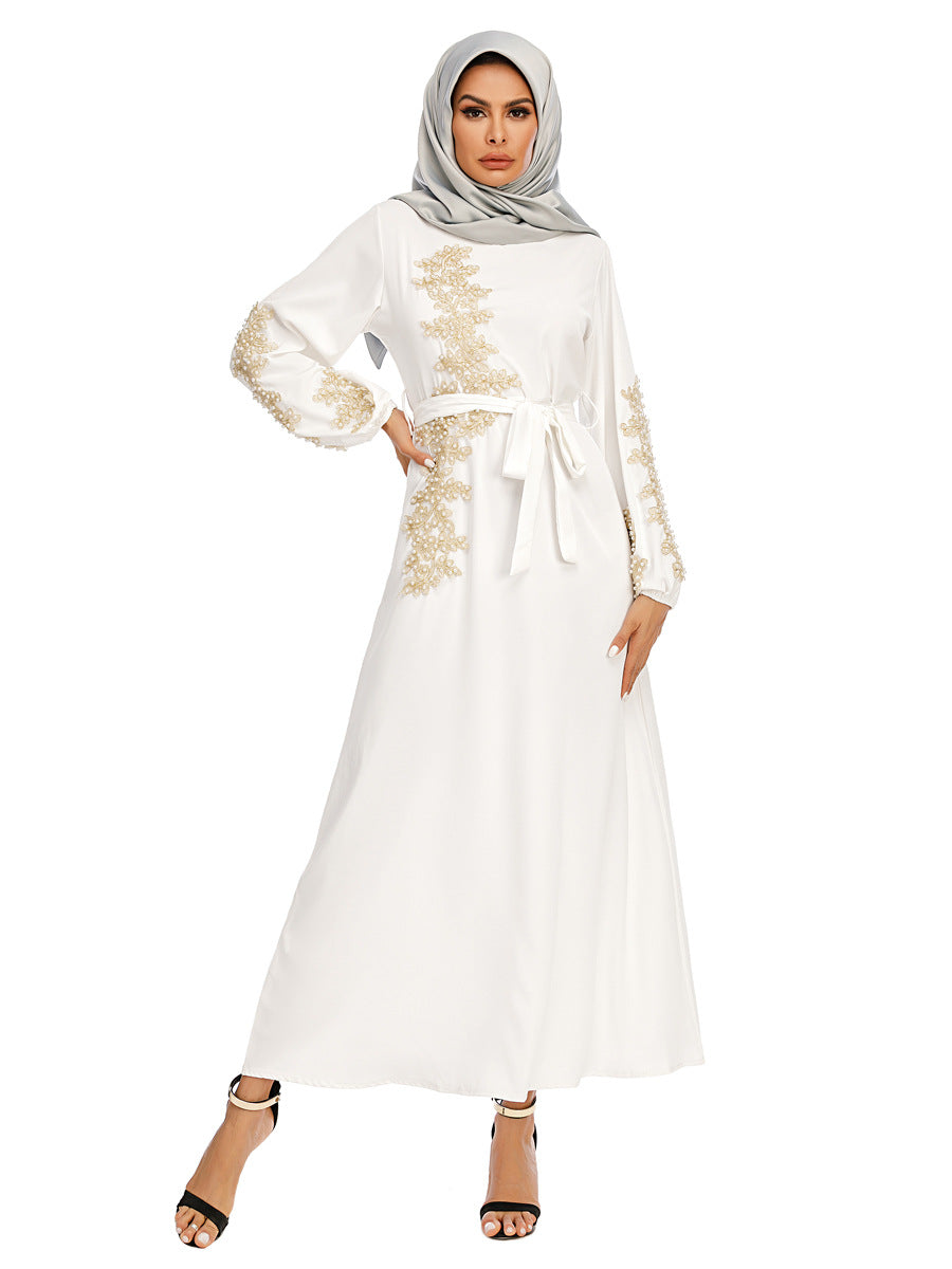 White Pearl Abaya - clearance online only
