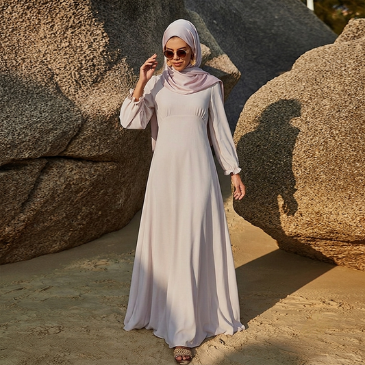 Cuff Sleeves Plain Abaya (clearance item)