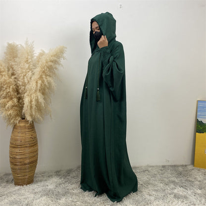 Premium Hooded Jilbab Abaya - Emerald Green (clearance online only)