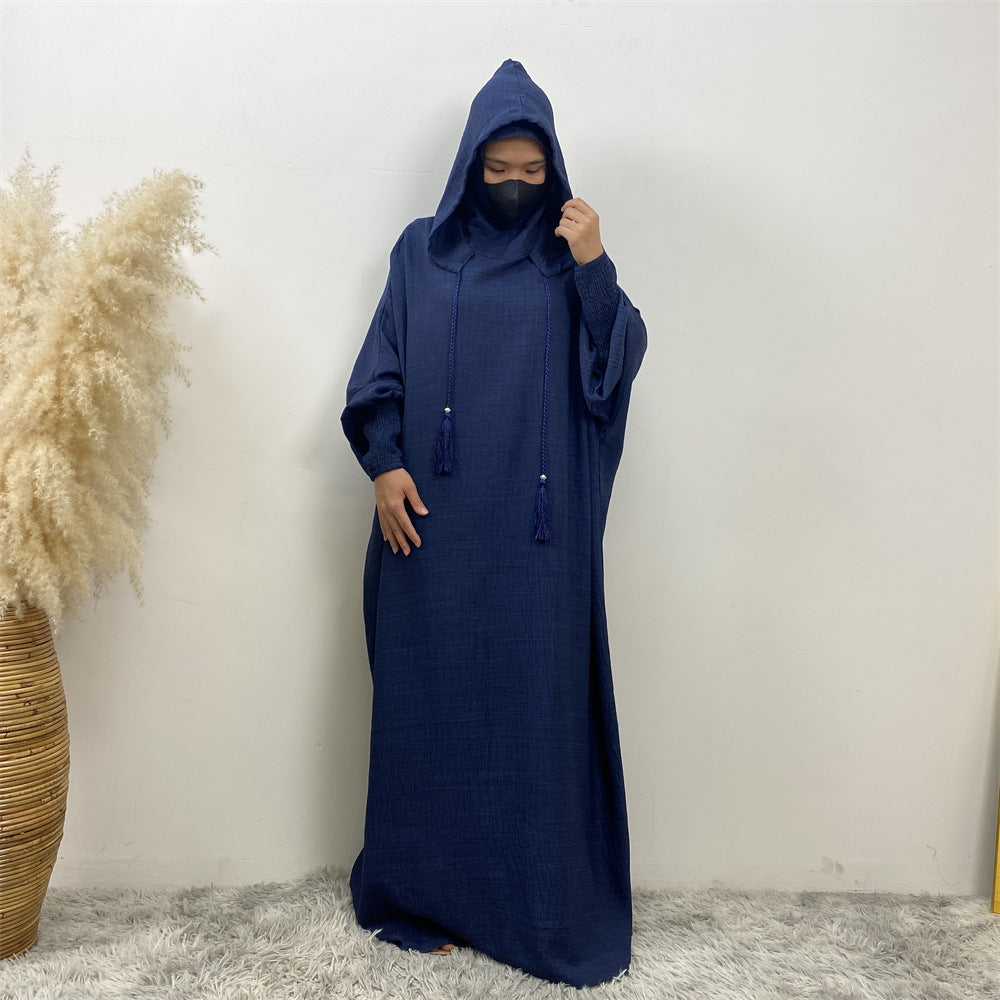 Premium Hooded Jilbab Abaya - Navy (clearance online only)