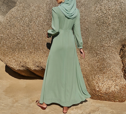 Cuff Sleeves Plain Abaya (clearance item)
