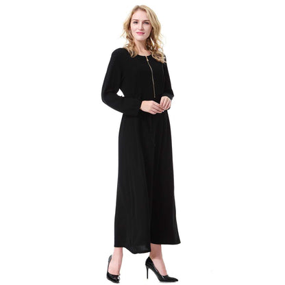 Summer Abaya wt Front Zipper (clearance online only)