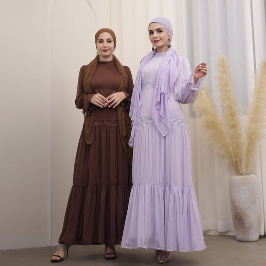 Mocha Abaya Maxi Dress (clearance online only)