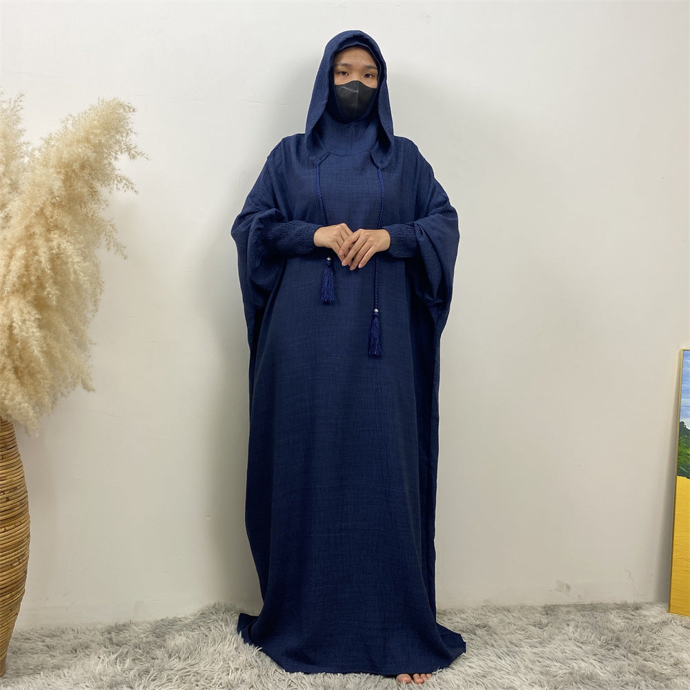 Premium Hooded Jilbab Abaya - Navy (clearance online only)