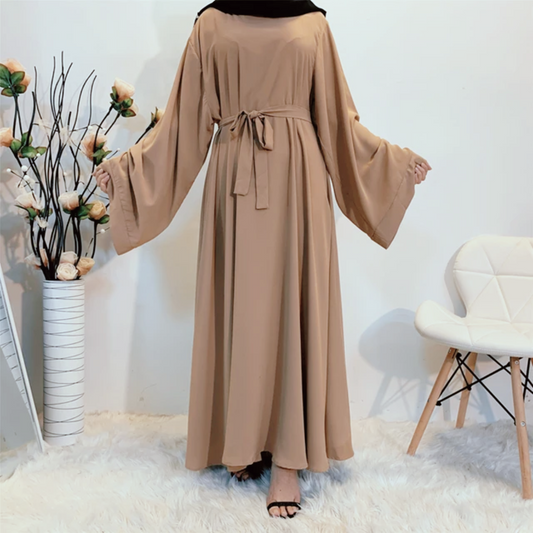 Plain Abaya in Dusty Brown - clearance online only
